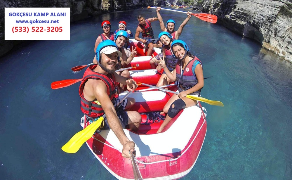 Antalya Rafting Köprülü Kanyon Gökçesu Kamp Alanı Çadır Kamp