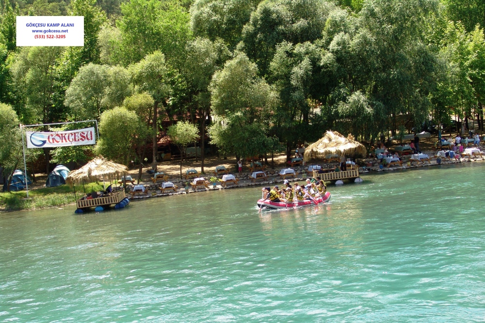 Kamp Alanı Antalya Köprülü Kanyon Çadır Kampı Rafting