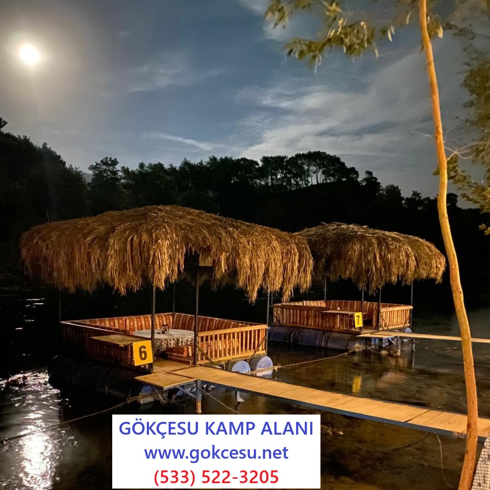 Antalya Manavgat Köprülü Kanyon Yüzen Çardaklar Gökçesu Çadır Konaklama Tazı Kanyonu