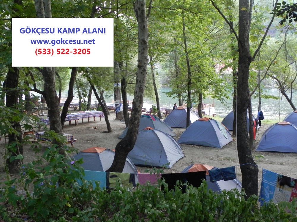 Antalya Çadır Kamp nehir Kenarı Köprülü Kanyon Kamp Alanı Gökçesu Rafting